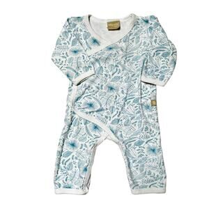 Babyushka Organic Patterned Romper Size 6-9m